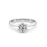 Brilliant Cut Diamond Solitaire Engagement Ring - Dracakis Jewellers